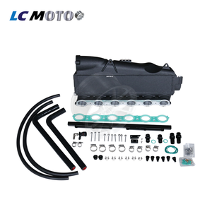 CNC Billet Endtank MAX CORE Gen <span class=keywords><strong>2</strong></span> B58 Charge air Cooler Intake Manifold untuk M340i G20 G29 A90 3.0T 2020+ Tidak Cocok untuk 48V - Product Image 1