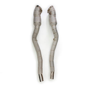 Venta caliente de fábrica para <span class=keywords><strong>Ferrari</strong></span> <span class=keywords><strong>FF</strong></span> F12 812 escape de titanio gato bajante trasero - Product Image 1