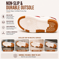 Sneakers basses tendance pour femmes, chaussures décontractées respirantes avec semelle épaisse antidérapante