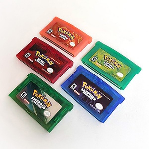 Cartouche de jeu vidéo USA 32 bits FireRed LeafGreen Ruby Series Emerald Sapphire Shell pour console GBA SP NDSL - Product Image 1