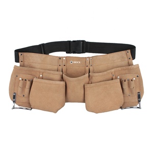 Ceinture à <span class=keywords><strong>outils</strong></span> multifonctionnelle de qualité pour électricien, en toile et en <span class=keywords><strong>cuir</strong></span>, pour charpentier - Product Image 1