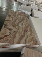 Panneau mural en PVC imperméable de bonne qualité, plaque de surface, feuille de marbre, panneau WPC