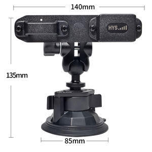 Walkie Talkie <span class=keywords><strong>CB</strong></span> Radio Mic Speaker Mount Holder, Support de ventouse pour tableau de bord du véhicule - Product Image 4