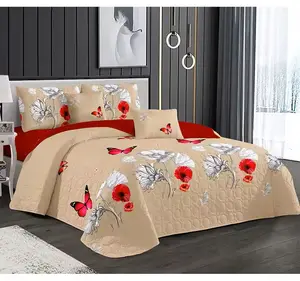 热卖床上用品床单套装豪华双人大床特大床超细纤维棉床罩卧室被子