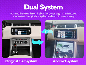 Android 12 Dual System GPS Navigation Carplay Stereo Multimedia Player Touch Screen Car Radio pour Land Rover Range Rover Sport - Product Image 4