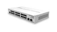 MikroTik CRS326-24G-2S+IN Cloud Router Switch 24xGigabit RJ45 2xSFP+ 10G Port Desktop Managed Network Switch untuk LAN Perusahaan