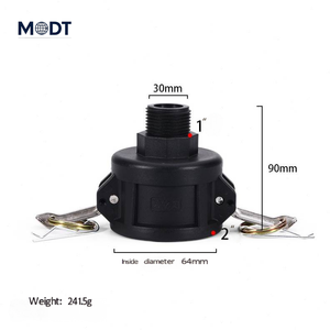 Vente directe usine – Raccord de tuyauterie réducteur Camlock mâle poli en PP-R moulé sous basse pression, type B-2'' à 3/4'' - Product Image 5