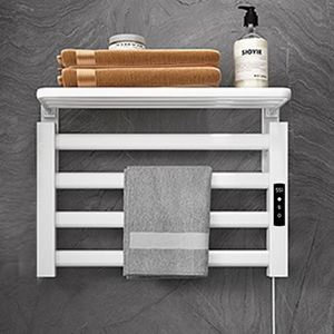 Sèche-serviettes électrique intelligent à rotation 180°, radiateur chauffant pour serviettes, étanche, mural - Product Image 4