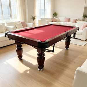 <span class=keywords><strong>Table</strong></span> de billard et de pool 2-en-1 de style vintage, <span class=keywords><strong>multi</strong></span>-tailles, en bois massif, pour <span class=keywords><strong>jeux</strong></span> sportifs d'intérieur à la maison ou en club - Product Image 1