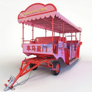 Vente en gros d'usine : Grande calèche de divertissement et de tourisme à chevaux avec couleurs personnalisables - Product Image 2