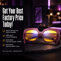 Lunettes anti-lumière bleue, monture en acétate, UV400, pour femmes et hommes, personnalisables OEM, lunettes d'ordinateur, bloqueur de lumière bleue optique