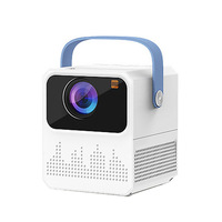 Projecteur intelligent Android portable pour cinéma maison, dortoir, petite chambre, fonctionnalités 3D, utilise le téléphone, 720p