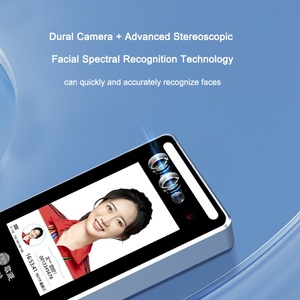 QR kod okuyucu erişim kontrolü çalışma süresi kaydedici yazılım ücretsiz Wifi yüz parmak izi zaman devam ile 5 inç HD ekran - Product Image 3