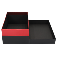 Boîte d'emballage de luxe noire pour bijoux, vente directe d'usine, boîte en carton pour perruque, logo personnalisé imprimé, boîte cadeau surprise avec couvercle