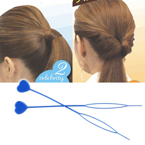 Outil de coiffure rapide pour tresses et queues de cheval, 21 cm, pour la création de tresses et de queues de cheval - Product Image 1