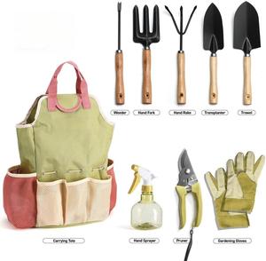 10 Pcs Gardening <b>Tools</b> <b>Set</b> Complete <b>Garden</b> <b>Tool</b> Kit with Bag Gloves and Spray Bottle for Indoor and Outdoor, - Product Image 3