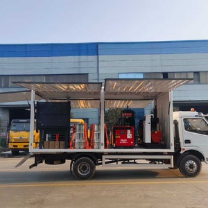 Camion Dongfeng 4x2 à benne ouvrante, camion <span class=keywords><strong>atelier</strong></span> à auvent hydraulique extensible pour l'entretien mobile et le transport d'équipements - Product Image 5