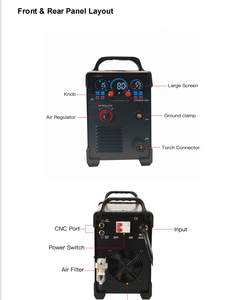 Lotos Ltp8050cnc เครื่องตัดโลหะ CNC แบบไม่มีเอชเอฟเครื่องตัดพลาสม่าอินเวอร์เตอร์220V CNC เครื่องพลาสมาสำหรับเป็นของขวัญคริสต์มาส - Product Image 3