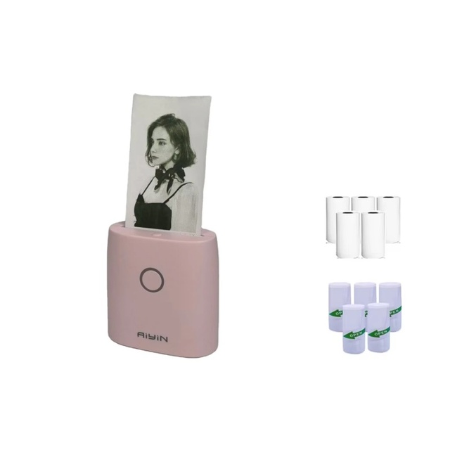 2 Inch Fashion Smart Inkless Photo  Sticker Printer 58mm Portable Mini  Picture Label Makers for Kids