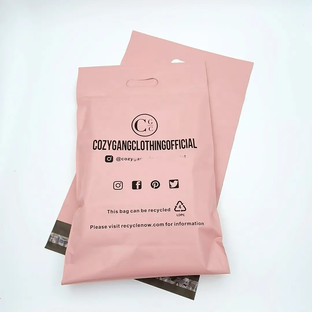 Logo poly mailers express plastic clothes Packaging Shipping Bags Eco compostable poly bag custom print postage envelope bag