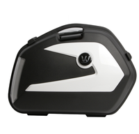 Boîte latérale de sacoche de moto de haute qualité avec poignée Solution de stockage parfaite en matériau PP durable