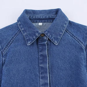 <span class=keywords><strong>Camicia</strong></span> <span class=keywords><strong>Kimono</strong></span> in Denim stile 2025 <span class=keywords><strong>donna</strong></span> nuova stile europeo e americano - Product Image 3