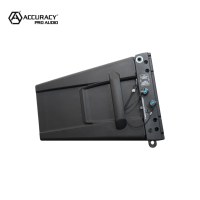 Accuracy Pro Audio CF208A Altavoz de Línea de 2 Vías con Doble Woofer de 8'', Módulo de Línea Profesional Activo Compacto de Alta Potencia