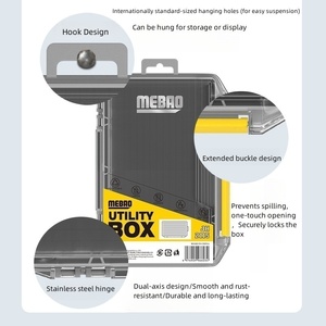 MEBAO Boîte à matériel <span class=keywords><strong>de</strong></span> pêche Multifonctionnel Organisateur <span class=keywords><strong>de</strong></span> stockage <span class=keywords><strong>de</strong></span> leurres Compétition complète Baitcasting Gear Case - Product Image 2