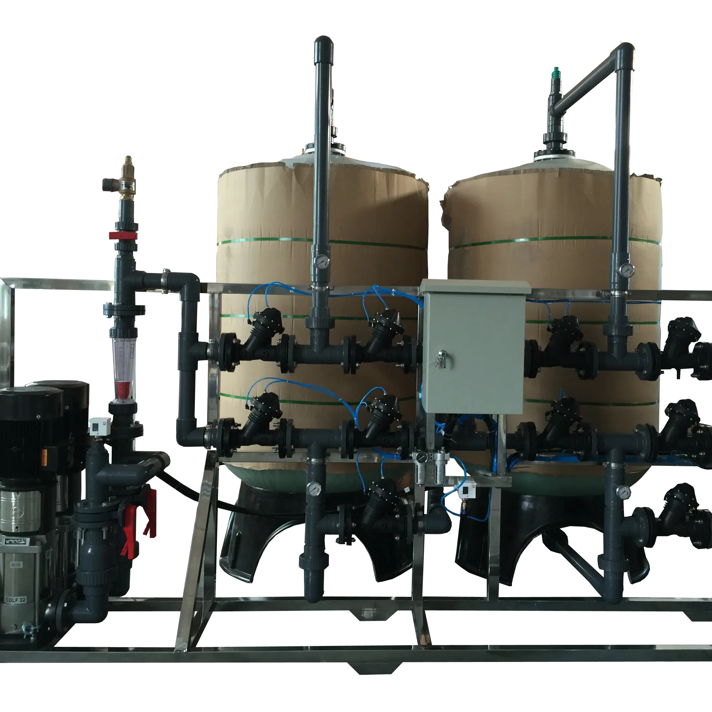 Große Kapazität 13TPH industrielle RO Umkehrosmosen-Wasserfiltersystem Wasseraufbereitungsanlage