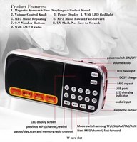 Radio portable L-088am AM/FM, lecteur MP3 Gurbani, haut-parleurs USB portables, radio de poche, lecteur Coran – Meilleures ventes au Canada et en Inde