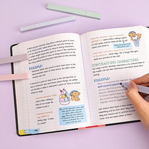 Bán Buôn Đầu Mềm Dễ Thương Học Sinh Trung Học Màu Trẻ Em Kinh Thánh Highlighter Đánh Dấu Bút Văn Phòng Phẩm Nguồn Cung Cấp - Product Image 5