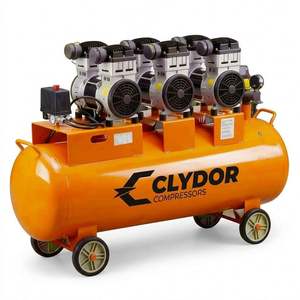 Compresseur d'air stationnaire Clyde 2HP 1,5kW 50L sans huile, refroidi par air, 0,8MPa - Product Image 2