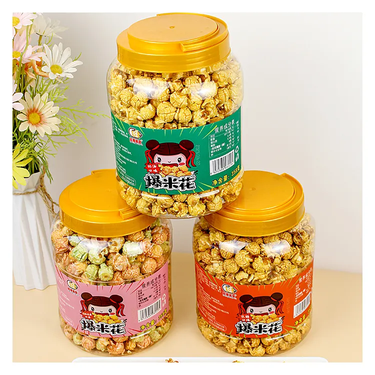 Pocorndelicious sereal makanan ringan tiga jenis rasa popcorn berbagai paket nasi rice/popcorn