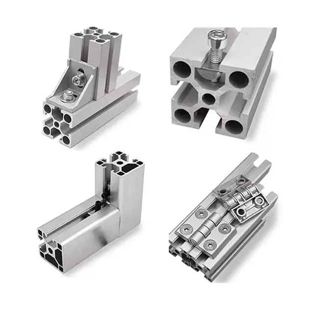 Custom Linear rail industrial aluminum modular extrusion profiles for cnc milling machine