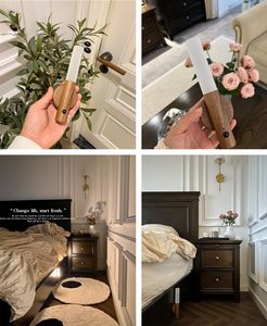 Bằng gỗ thông minh Quy Nạp PIR không dây từ tường đèn USB có thể sạc lại cảm biến chuyển động dẫn đêm đèn - Product Image 6