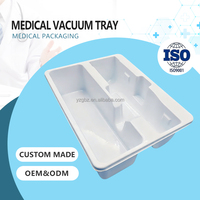 Bandeja de Rotación para Dispositivos Médicos de PP Blanco de Alta Calidad, Personalizada y Directa de Fábrica, Marca YZG, Solución para Empaque de Instrumentos, China