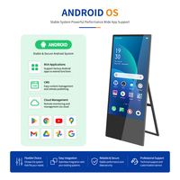 Pantalla Digital Vertical de 43 Pulgadas 4K FHD con Sistema Android, WiFi, USB, Reproductor de Publicidad Independiente