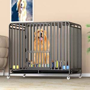 Grande modello solido del produttore della Cina in acciaio inox Pet Shop gabbia a prezzi ragionevoli commerciale cane trasportino del gatto pulsante a pressione - Product Image 2