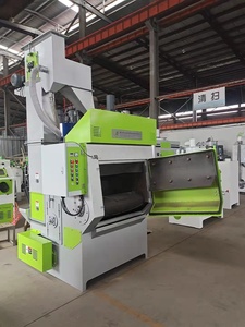 Macchina per Sabbiatura a Nastro in Gomma Certificata CE, Modello Q326 con Motore a Ruota da 7,5KW per Pulizia <span class=keywords><strong>Metalli</strong></span> e Sabbiatura - Product Image 2