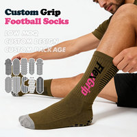 Chaussettes de football antidérapantes FlexGrip Design pour enfants et jeunes, logo personnalisé, séchage rapide, respirantes