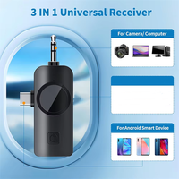 Microphone Cravate Sans Fil Professionnel F11-2 Double Micro pour Enregistrement Téléphone Portable et Vidéo Extérieure