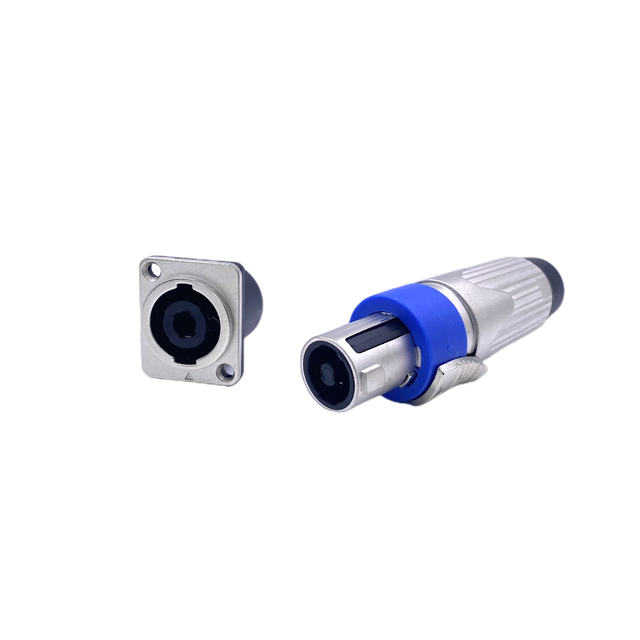 Speakon 4 Pin Metal Male Female Plug Socket Connector