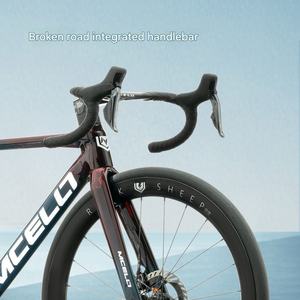 Vélo de route en carbone | Cadre aérodynamique entièrement en carbone avec frein à disque hydraulique à montage plat DURA-ACE Di2 24 vitesses pour vélo de course - Product Image 3