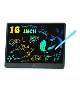 Doodle Board One-Touch Erase Lock 16 Inch LCD Stylus Pen ABS Material Battery Powered Customizable Design - Product Image 1