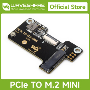 Adaptateur Waveshare PCIe vers M.2 Mini pour Raspberry Pi 5, prend en charge le protocole NVMe, lecteur SSD M.2, Raspberry Pi 5 NVMe HAT K836 - Product Image 5