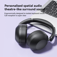 Nouveauté : Casque sans fil stéréo à réduction de bruit avec micro, lecteur MP3 et écouteurs de jeu pour téléphone portable