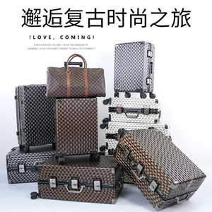 Aluminum Frame Trolley Case 20 Inch Carry On 24 Inch Luggage 26 Inch With Combination <b>Lock</b> Travel <b>Suitcase</b> Unisex Spinner Wheels - Product Image 2