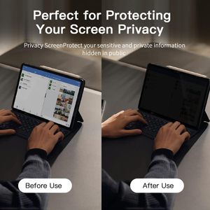 360 °   Protection d'écran anti-espion pour <span class=keywords><strong>iPad</strong></span> Mini 7ème génération (A17 <span class=keywords><strong>Pro</strong></span>) 2024 / Mini 6ème génération 8,3 pouces 2021, film en verre trempé - Product Image 3