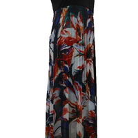 Robe de soirée plissée à imprimé Floral pour femmes, grande taille, col en V, robe de bal formelle