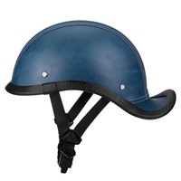 BYB/RNG BY-116 Moto Vintage casque moto accessoires mode casque vintage cuir casque d'équitation